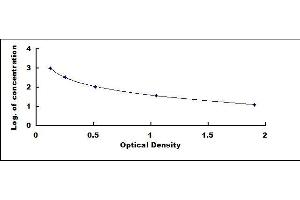Typical standard curve