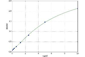 A typical standard curve