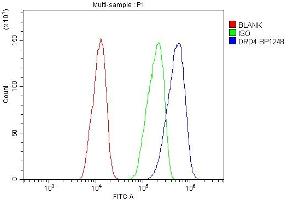 Flow Cytometry analysis of C6 cells using anti-Drd4 antibody (ABIN7602065).