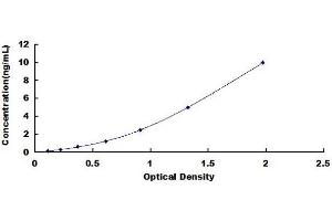Typical standard curve