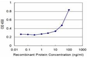 Detection limit for recombinant GST tagged LCK is approximately 3ng/ml as a capture antibody. (LCK Antikörper  (AA 1-100))