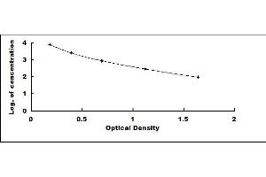Typical standard curve
