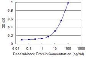 Detection limit for recombinant GST tagged CXCL1 is 1 ng/ml as a capture antibody. (CXCL1 Antikörper  (AA 1-107))