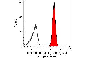 Flow Cytometry (FACS) image for anti-Thrombomodulin (THBD) (AA 17-517) antibody (ABIN7795654)