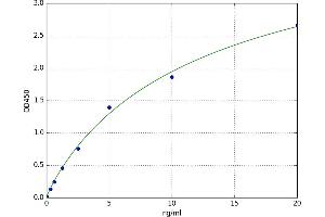 A typical standard curve
