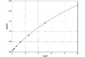 A typical standard curve