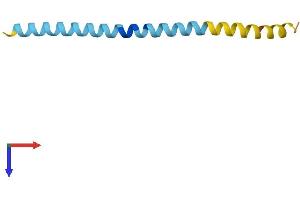 AlphaFold protein structure predicition of Human Recombinant ADIRF Protein, UniprotID Q15847