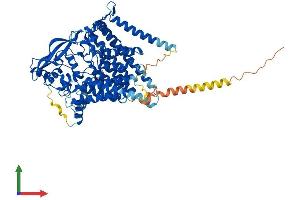 Protein Structure (PS) image for Lipase Maturation Factor 2 (LMF2) (AA 1-702) protein (His tag) (ABIN7559126)
