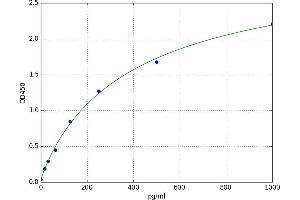 A typical standard curve