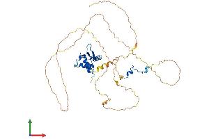 AlphaFold protein structure predicition of Mouse Recombinant Elk3 Protein, UniprotID P41971