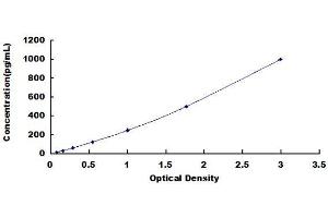 Typical Standard Curve (ICOS ELISA Kit)