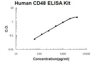 Human CD48 PicoKine ELISA Kit standard curve (CD48 ELISA Kit)