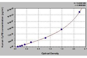 Typical standard curve (PPIB ELISA Kit)