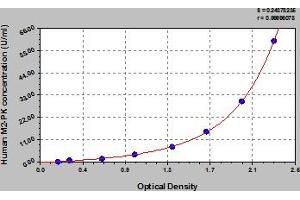 Typical Standard Curve (PKM ELISA Kit)