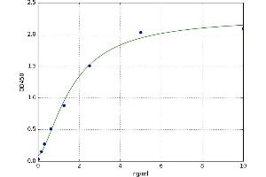 A typical standard curve