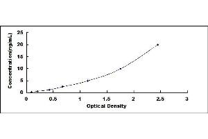 Typical standard curve (PTPLA ELISA Kit)