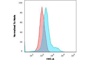 Flow Cytometric Analysis of PFA-fixed HeLa cells. (Annexin a1 Antikörper)