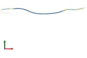 AlphaFold protein structure predicition of Human Recombinant FAM81A Protein, UniprotID Q8TBF8