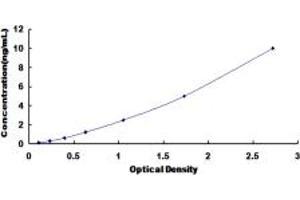 Typical standard curve (GLDC ELISA Kit)