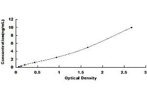 Typical standard curve