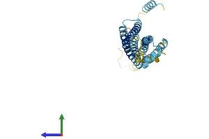 AlphaFold protein structure predicition of Mouse Recombinant Stx11 Protein, UniprotID Q9D3G5
