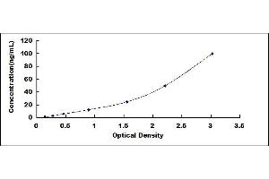 Typical standard curve