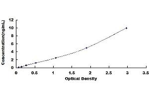 Typical standard curve (ST6GAL1 ELISA Kit)