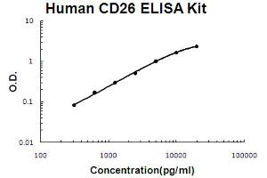 Human CD26/DPP4 Accusignal ELISA Kit Human CD26/DPP4 AccuSignal ELISA Kit standard curve. (DPP4 ELISA Kit)