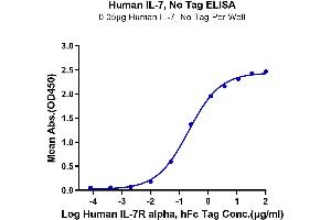 Immobilized Human IL-7 at 0. (IL-7 Protein)