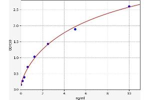 Typical standard curve