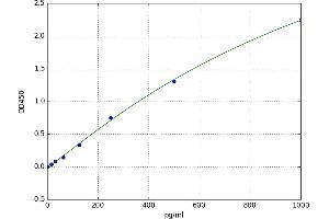 A typical standard curve