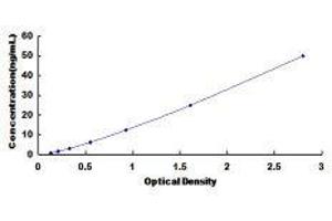 Typical standard curve (GAD ELISA Kit)