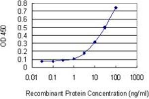 ELISA image for anti-Deformed Epidermal Autoregulatory Factor 1 (Drosophila) (DEAF1) (AA 133-222) antibody (ABIN523923)
