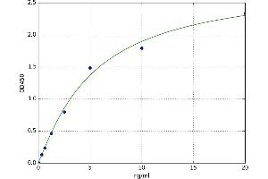 A typical standard curve