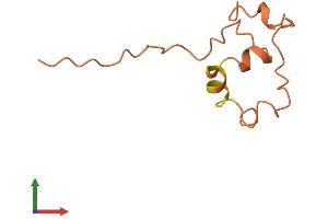 AlphaFold protein structure predicition of Human Recombinant LINC00313 Protein, UniprotID P59037