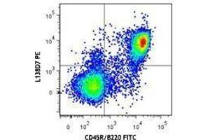 Flow Cytometry (FACS) image for anti-Chemokine (C-X-C Motif) Receptor 5 (CXCR5) antibody (PE) (ABIN2662491) (CXCR5 Antikörper  (PE))