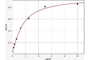 Typical standard curve (AMACR ELISA Kit)