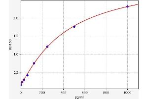 Typical standard curve (CALCB ELISA Kit)