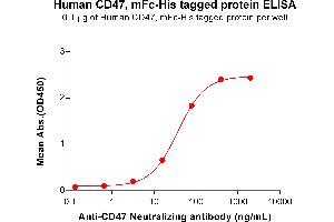 ELISA image for CD47 (CD47) (AA 19-141) protein (mFc-His Tag) (ABIN6961081)