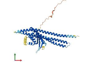 AlphaFold protein structure predicition of Human Recombinant SNX7 Protein, UniprotID Q9UNH6