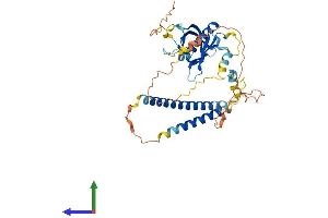 AlphaFold protein structure predicition of Human Recombinant PLEKHO1 Protein, UniprotID Q53GL0