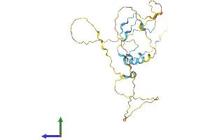 AlphaFold protein structure predicition of Human Recombinant CDCA3 Protein, UniprotID Q99618 (CDCA3 Protein (AA 1-268) (His tag))