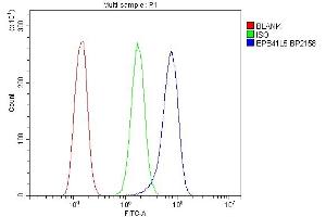 Flow Cytometry analysis of A431 cells using anti-EPB41L5 antibody (ABIN7601550).