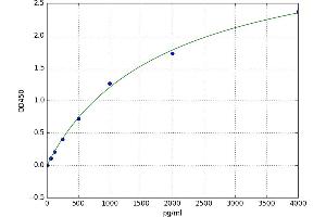 A typical standard curve