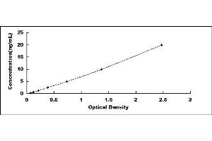 Typical standard curve (COL2 ELISA Kit)