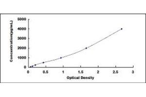Typical standard curve (SLPI ELISA Kit)