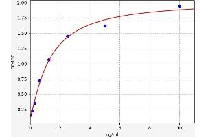 Typical standard curve (Lamin A/C ELISA Kit)