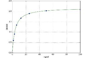A typical standard curve