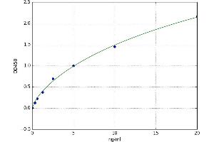 A typical standard curve