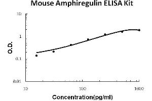 Mouse Amphiregulin/AR PicoKine ELISA Kit standard curve (Amphiregulin ELISA Kit)